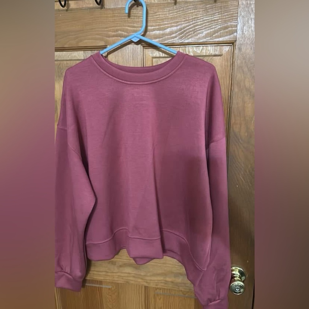 Casual Pink Sweatshirt